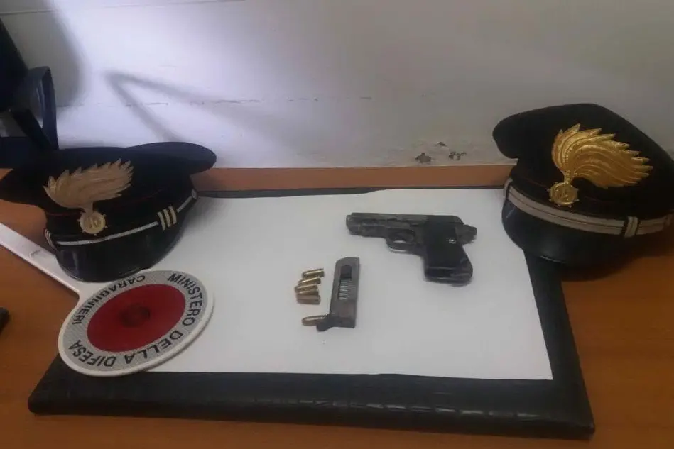 L'arma sequestrata