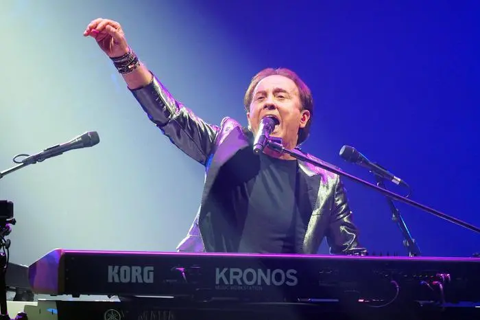 Roby Facchinetti of Italian pop band 'Pooh' perform on stage during their last concert at 'Unipol Arena' in Casalecchio di Reno, near Bologna, Italy, 30 December 2016. Over the course of their career Pooh have sold over 100 million records. ANSA/GIORGIO BENVENUTI