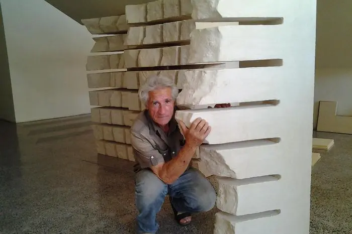 Pinuccio Sciola (archivio L'Unione Sarda)