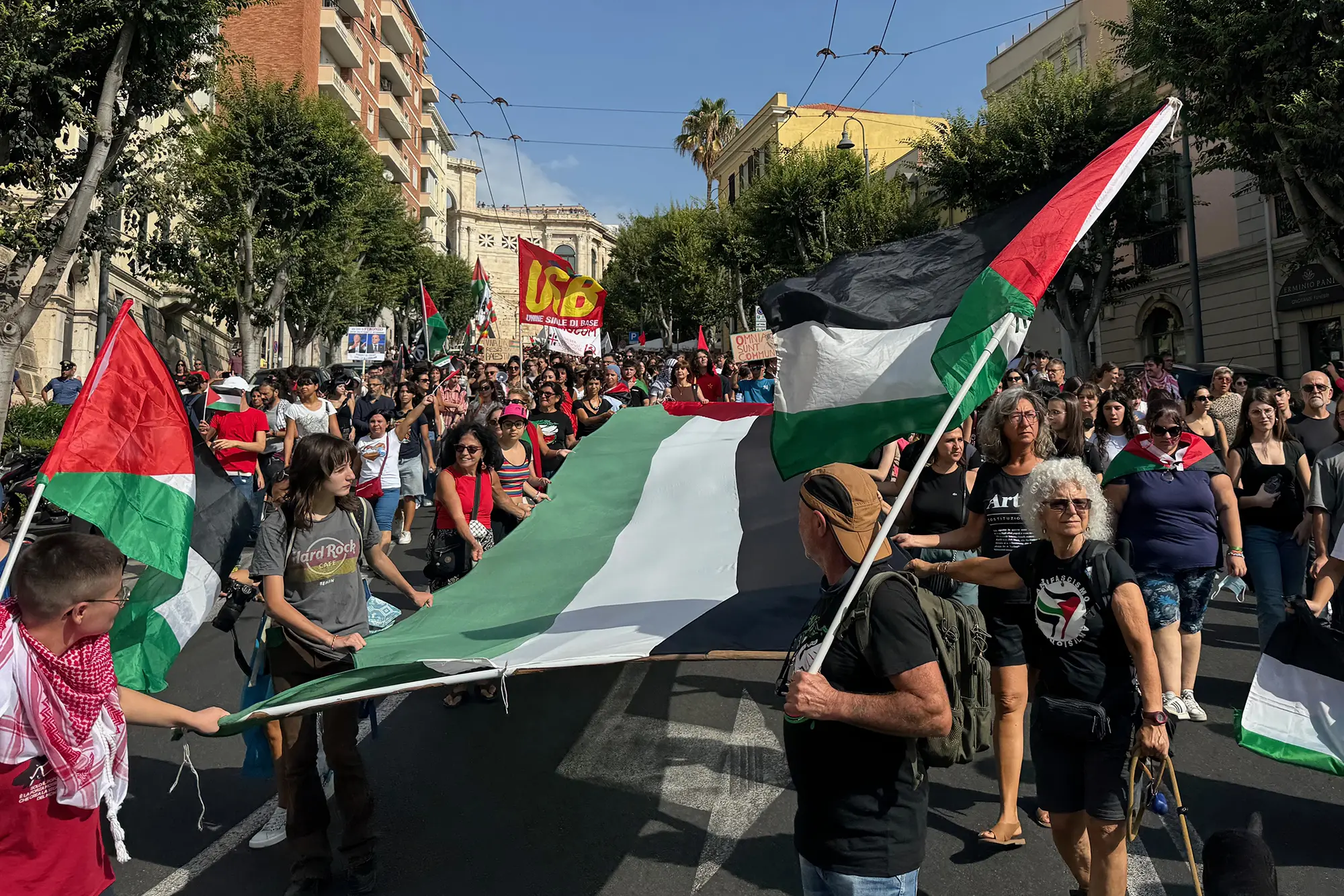Cagliari 22 settembre 2025- Manifestazione pro-Palestina - S. Anedda Endrich