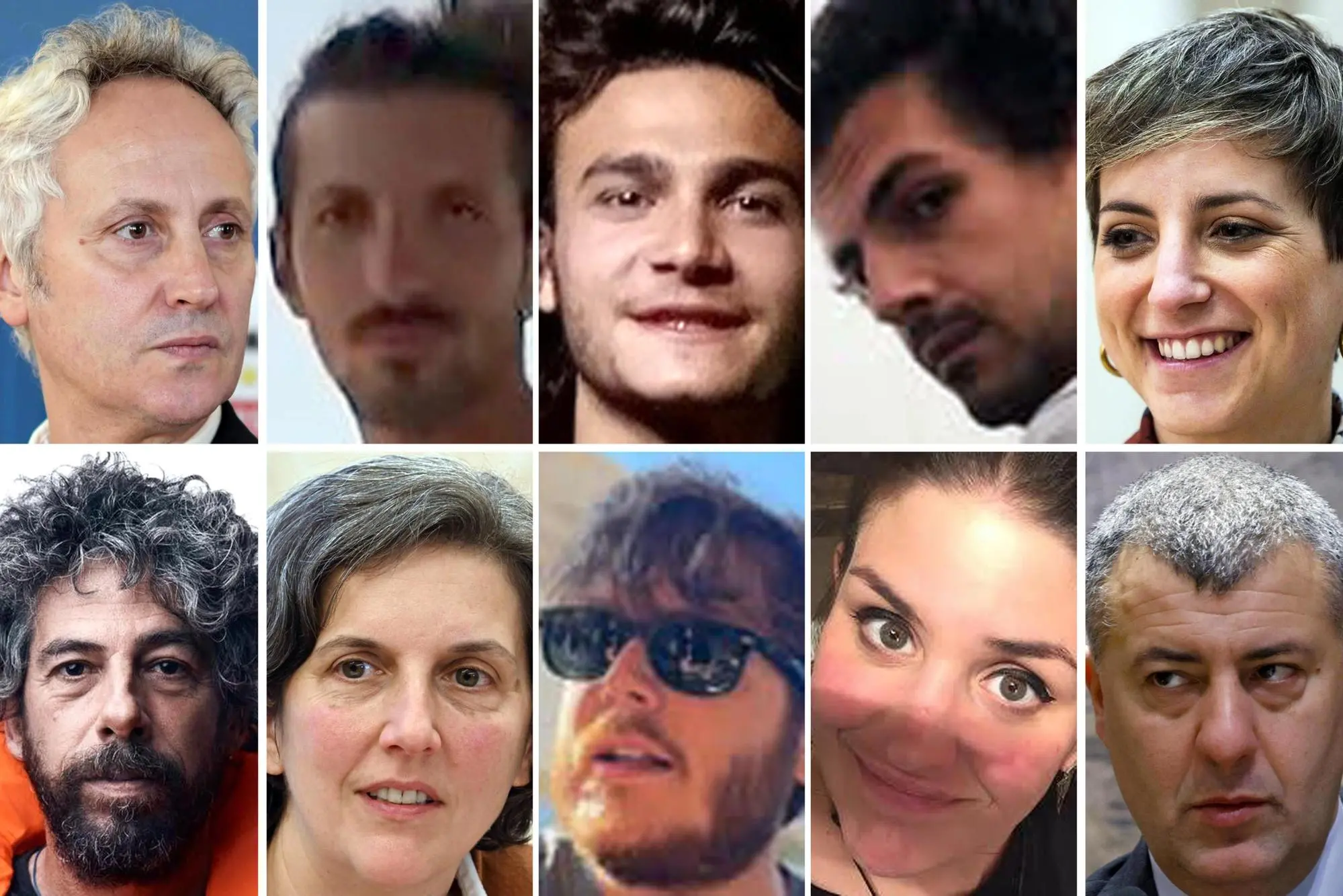 In una combo alcuni degli italiani fermati sulla Flotilla: Marco Croatti, Antonio La Piccirella, Pietro Queirolo Palmas, Lorenzo D’Agostino, Benedetta Scuderi, Maso Notarianni, Annalisa Corrado, Carlo Alberto Biasoli, Margherita Cioppi e Arturo Scotto. (Facebook via Ansa)