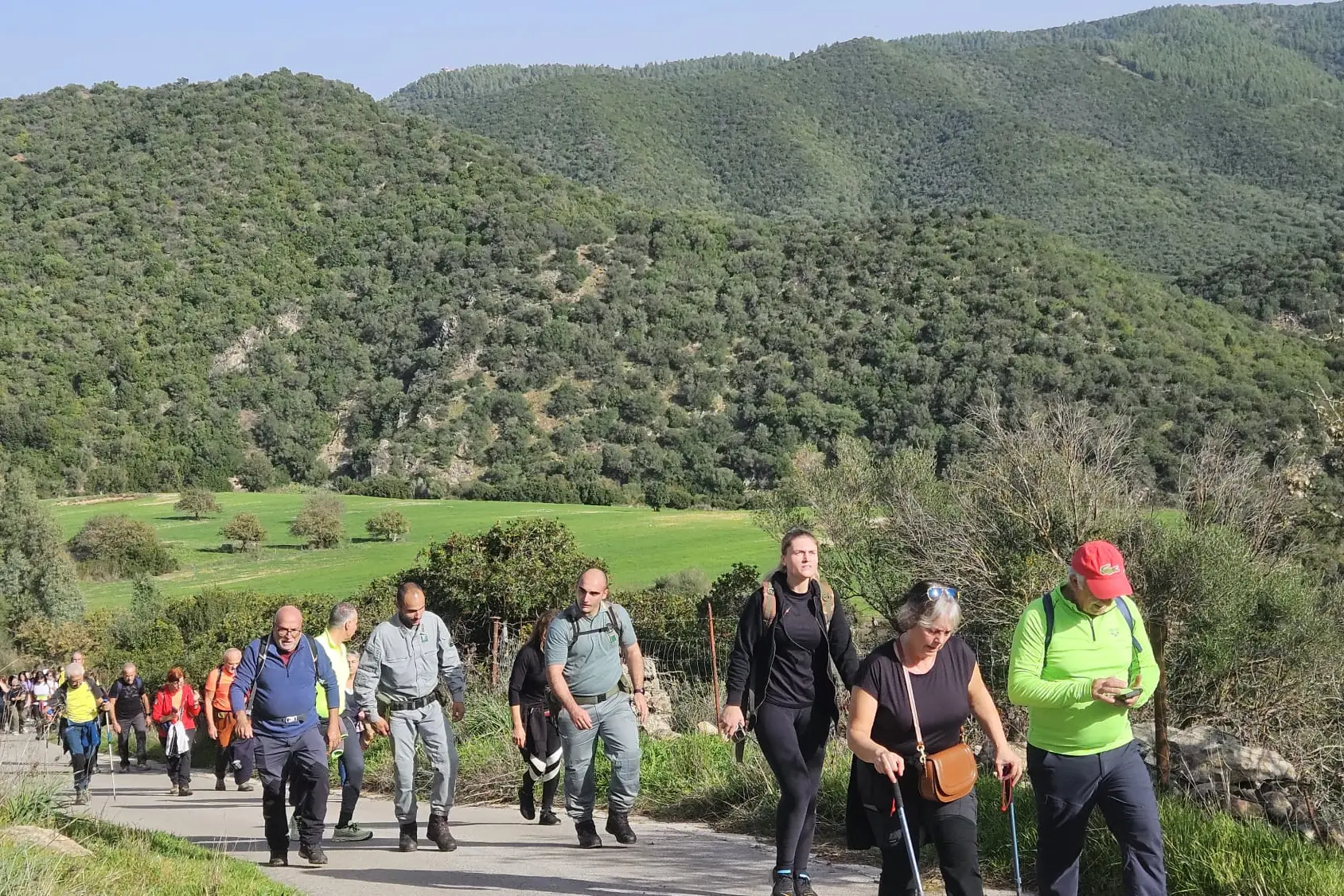 Un'escursione di una precedente edizione di Foreste Aperte