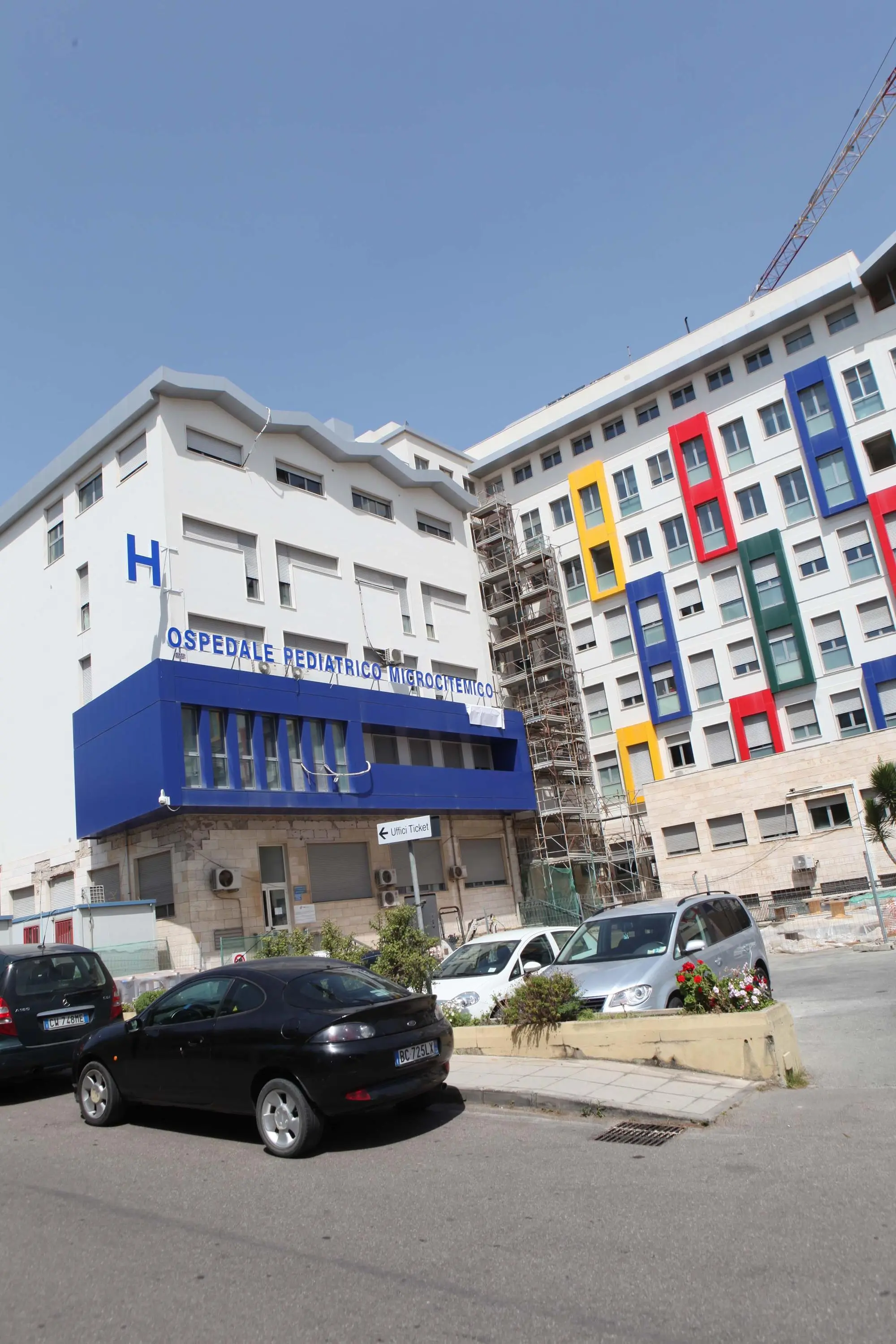 Cagliari, ospedale Microcitemico (foto archicio Unione Sarda)