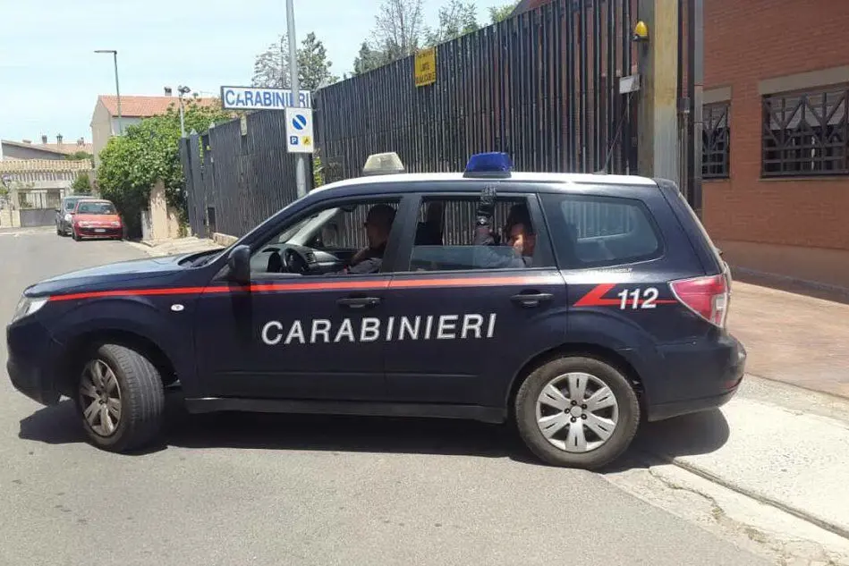 I carabinieri di Capoterra (Archivio L'Unione Sarda)