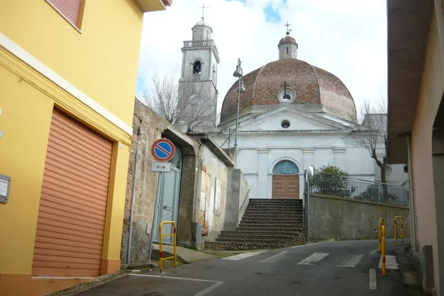 La chiesa parrocchiale di Burcei (L'Unione Sarda - Andrea Serreli)