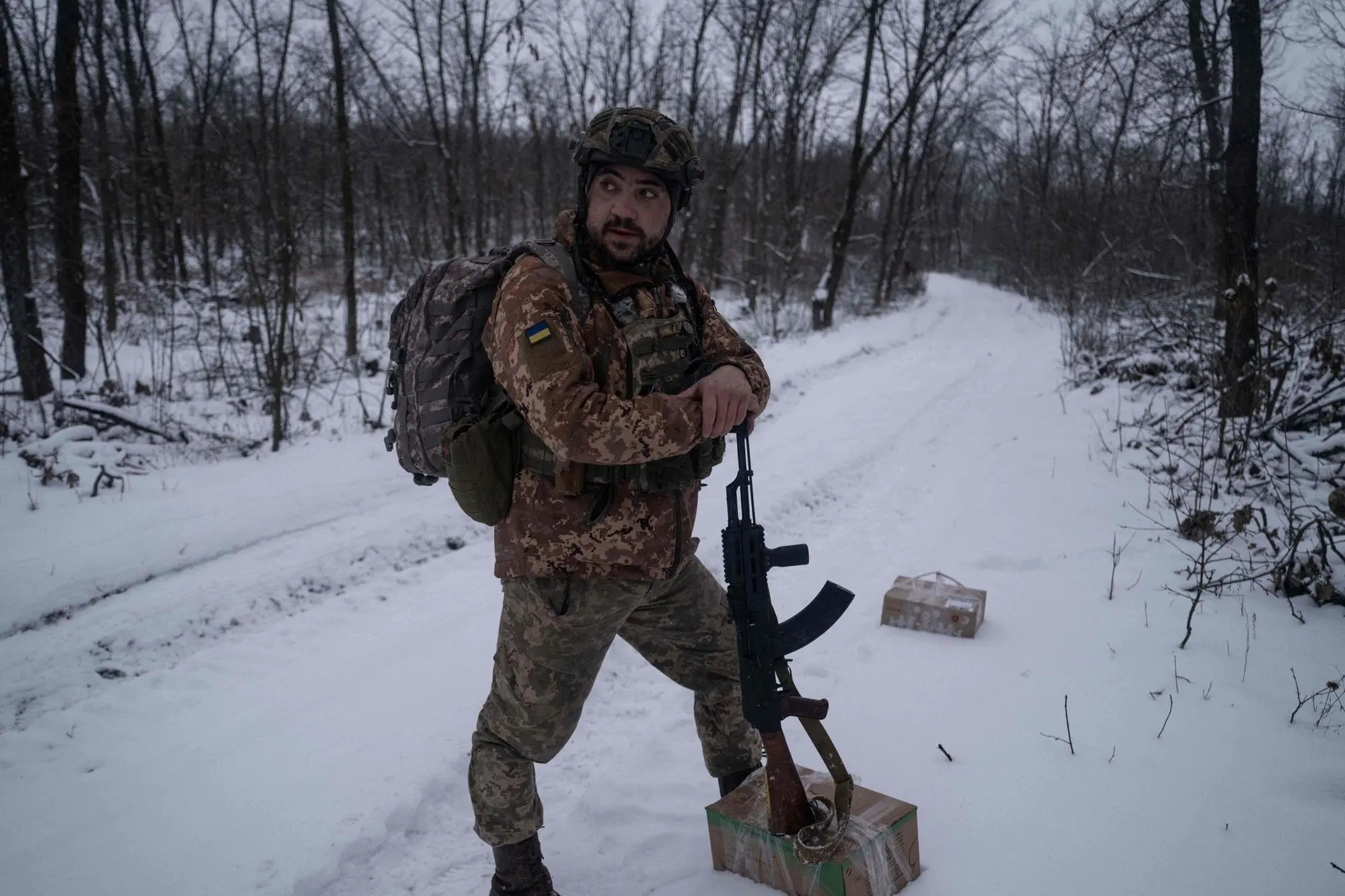 Immagine simbolo della guerra Russia- Ucraina