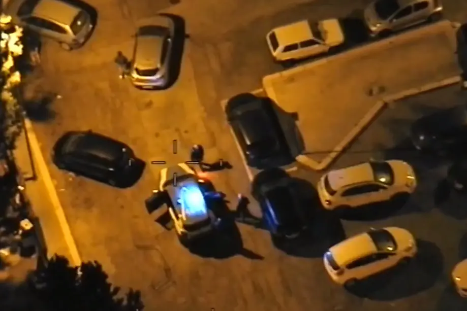 Il  blitz della polizia
