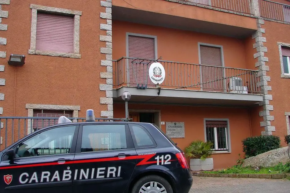 La caserma dei carabinieri (Archivio L'Unione Sarda)