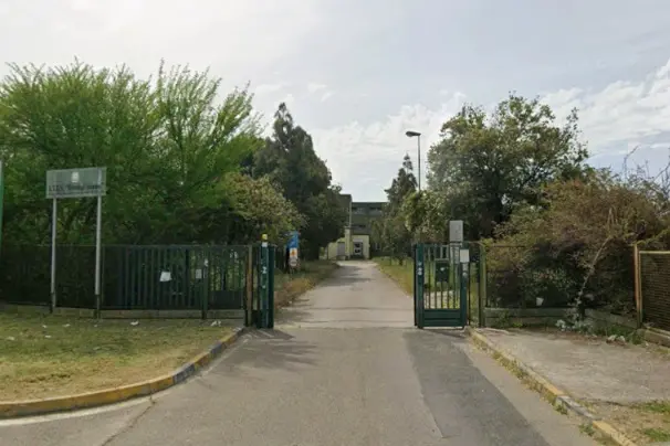 L'ingresso della scuola