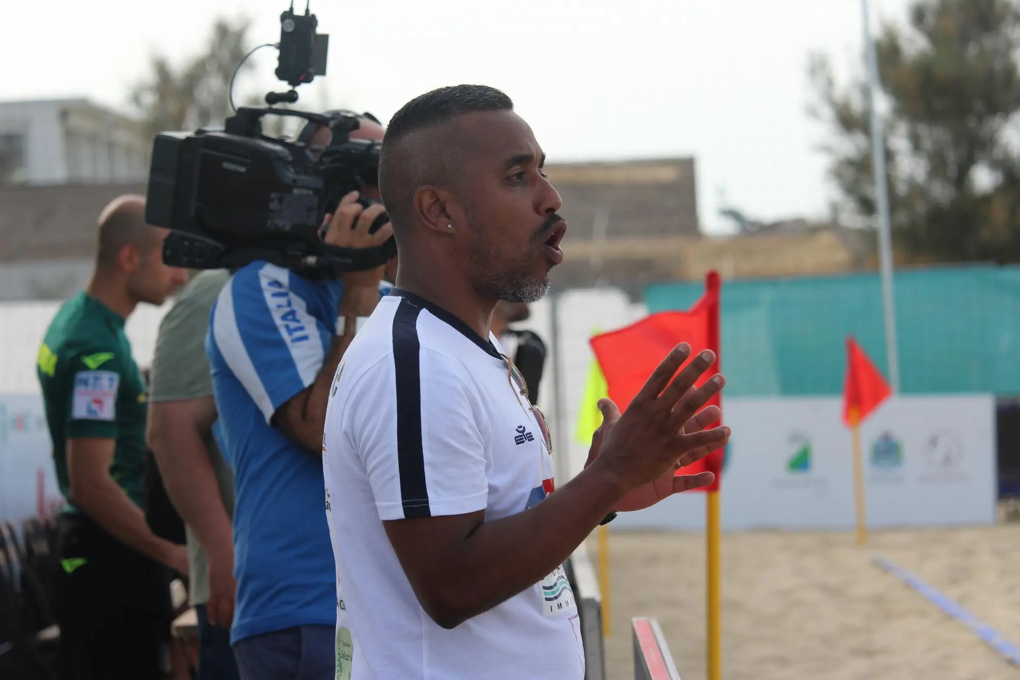 Wilson Santos Araujo, allenatore del Cagliari Beach Soccer (foto Elena Accardi - Cagliari BS)