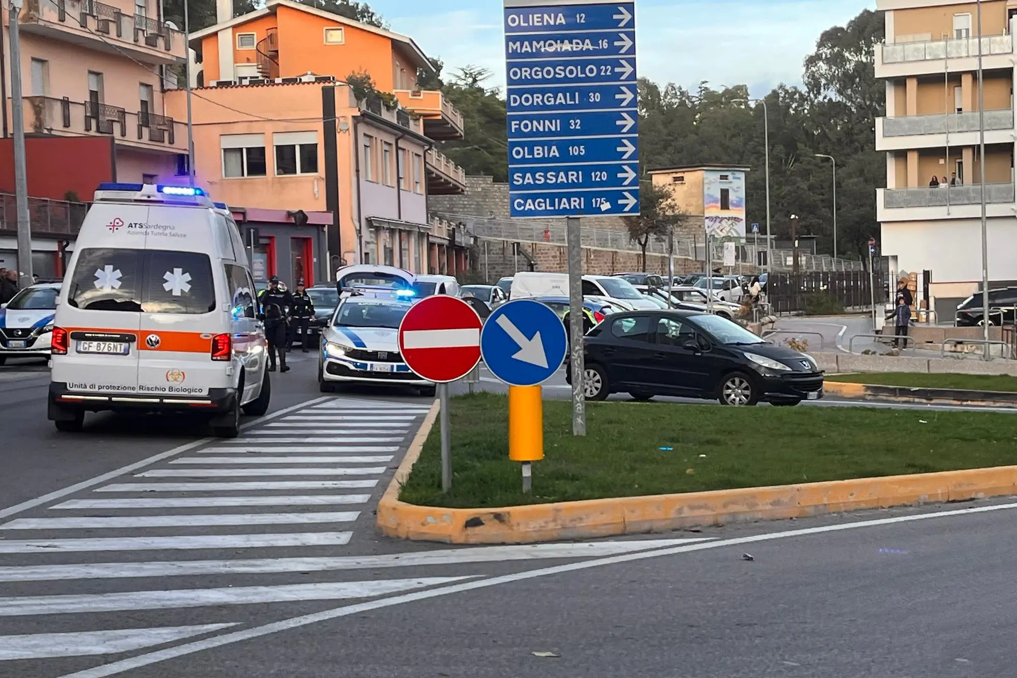 Investimento in via Repubblica (foto Ledda)