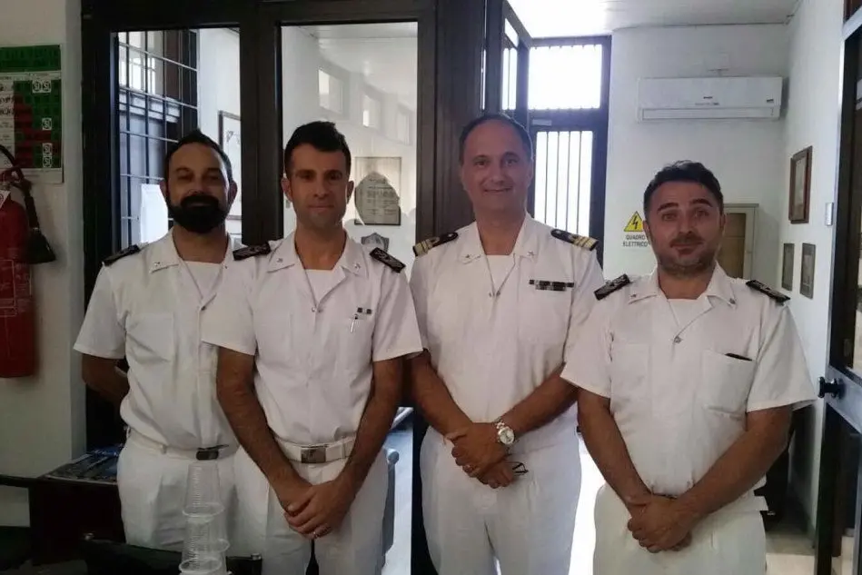 I neo promossi con il comandante Di Nardo
