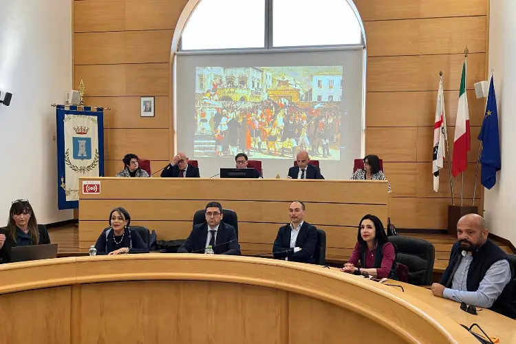 Il Consiglio comunale a Porto Torres (foto Pala)