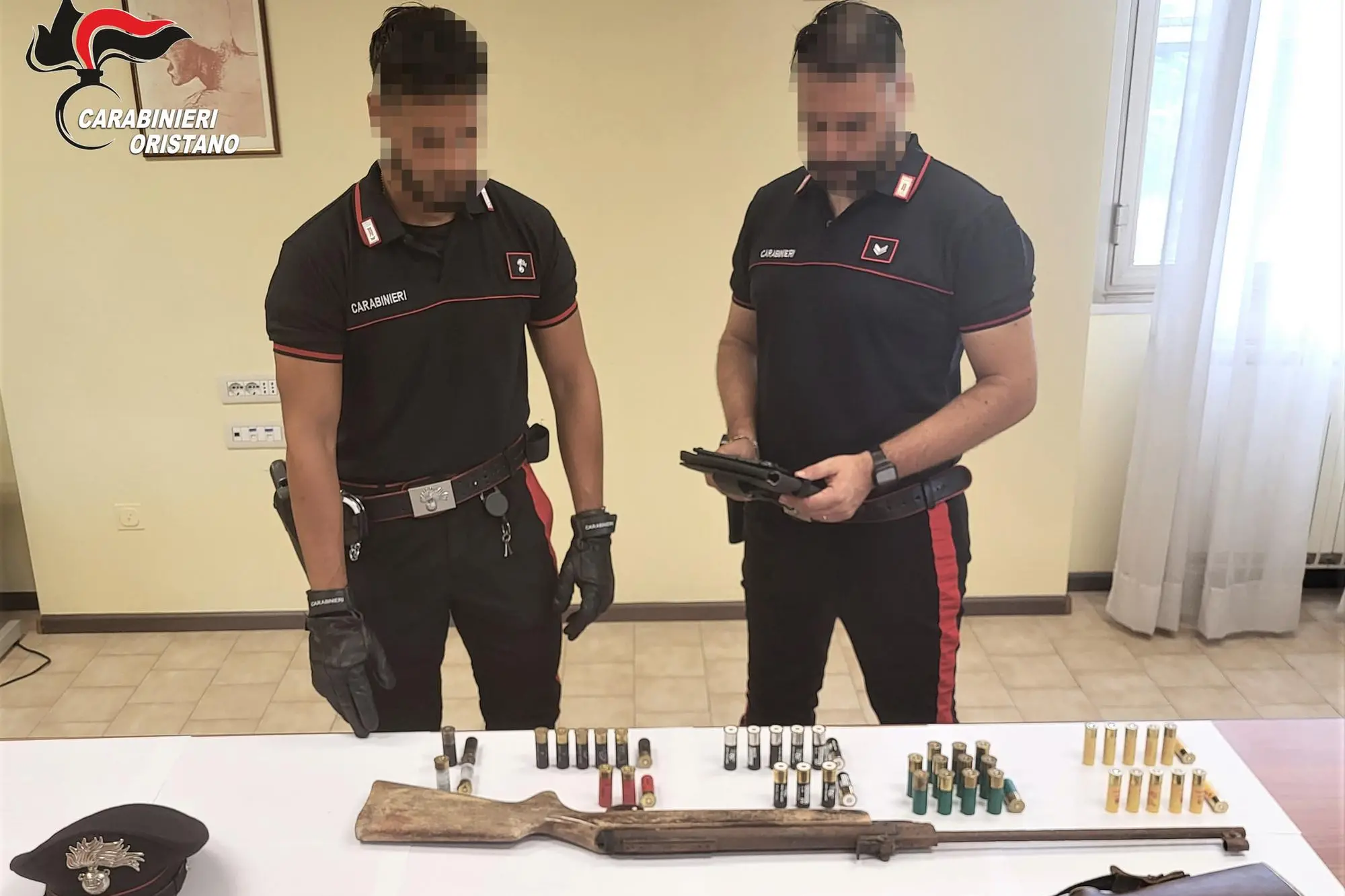 L'operazione dei carabinieri di Mogoro