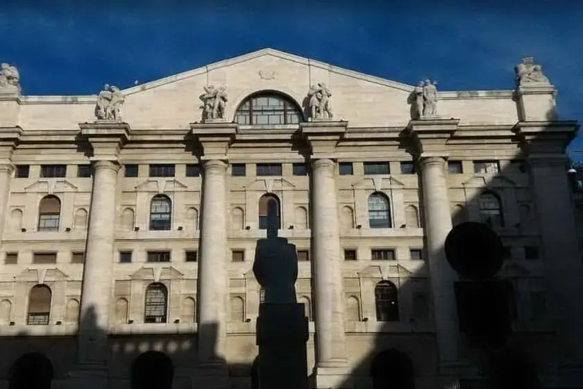 La Borsa di Milano (archivio L'Unione Sarda)