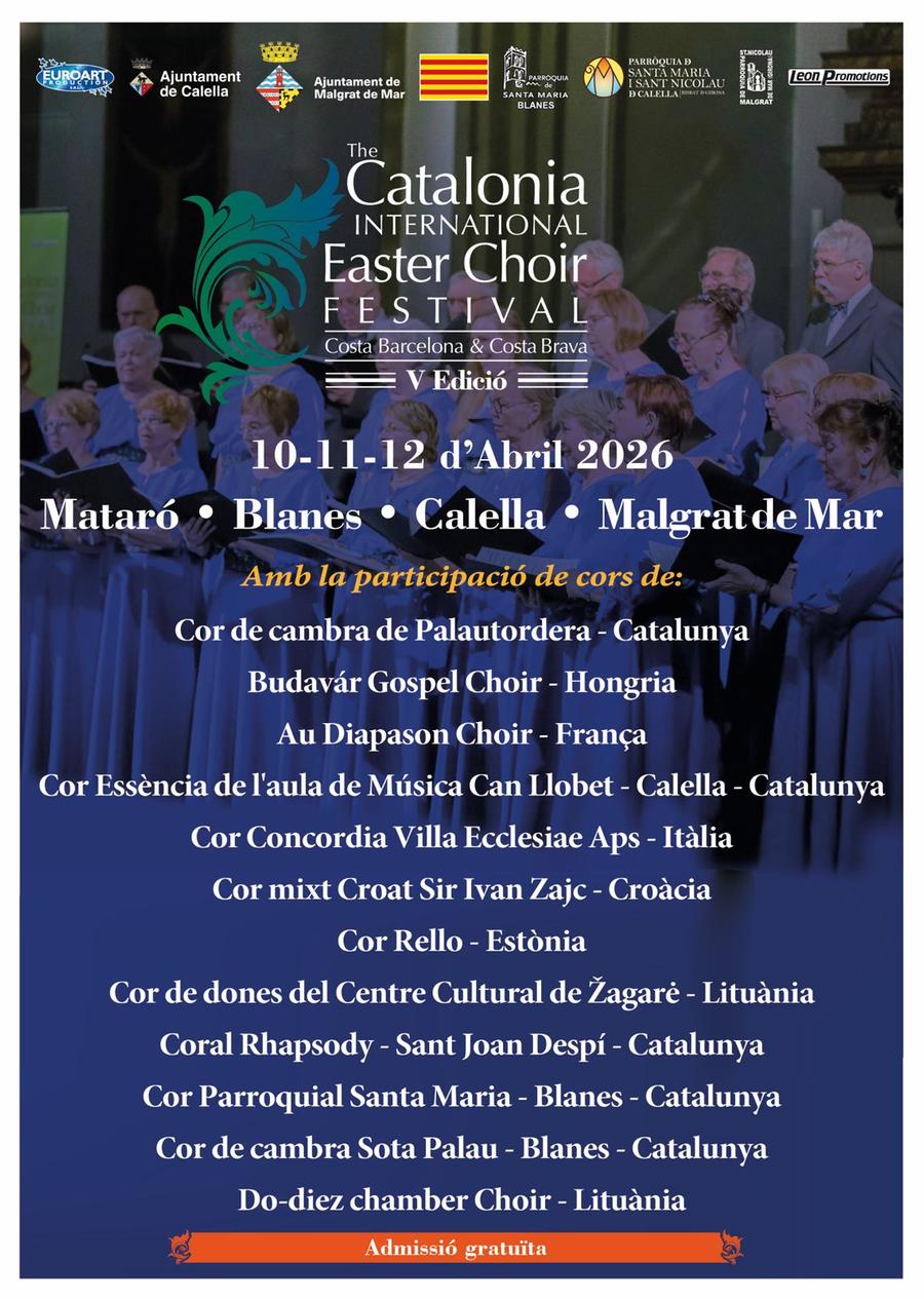 Da Iglesias alla Catalogna: il Coro Concordia Villa Ecclesiae porta i canti sardi al festival internazionale