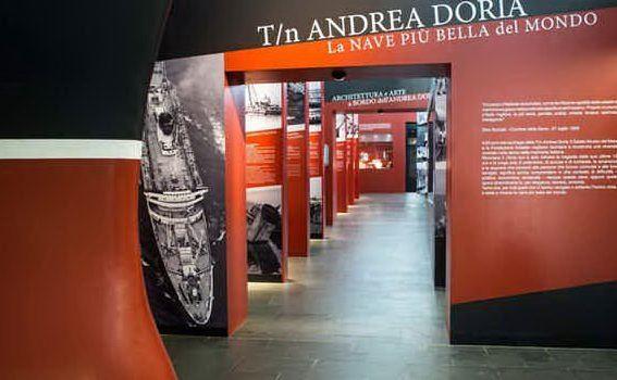 Una mostra sull'Andrea Doria (Archivio Ansa)