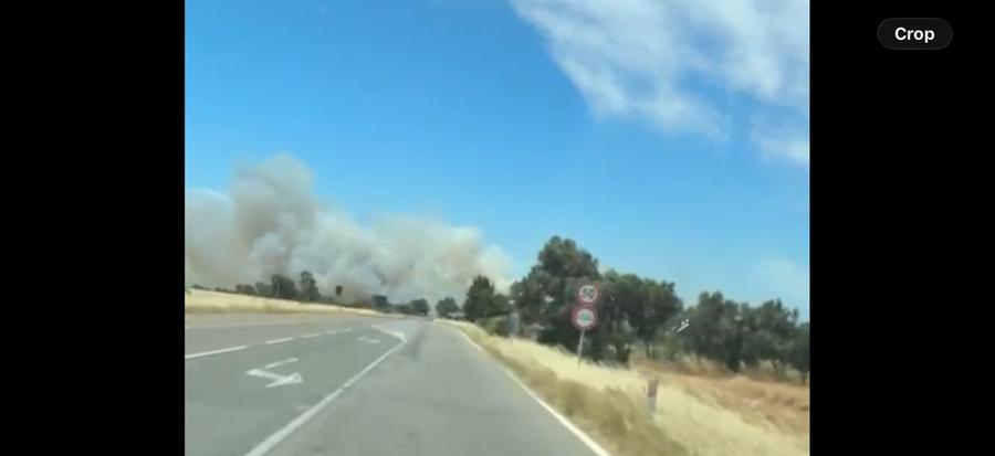 Spento l’incendio sulla 387, al via gli accertamenti della F