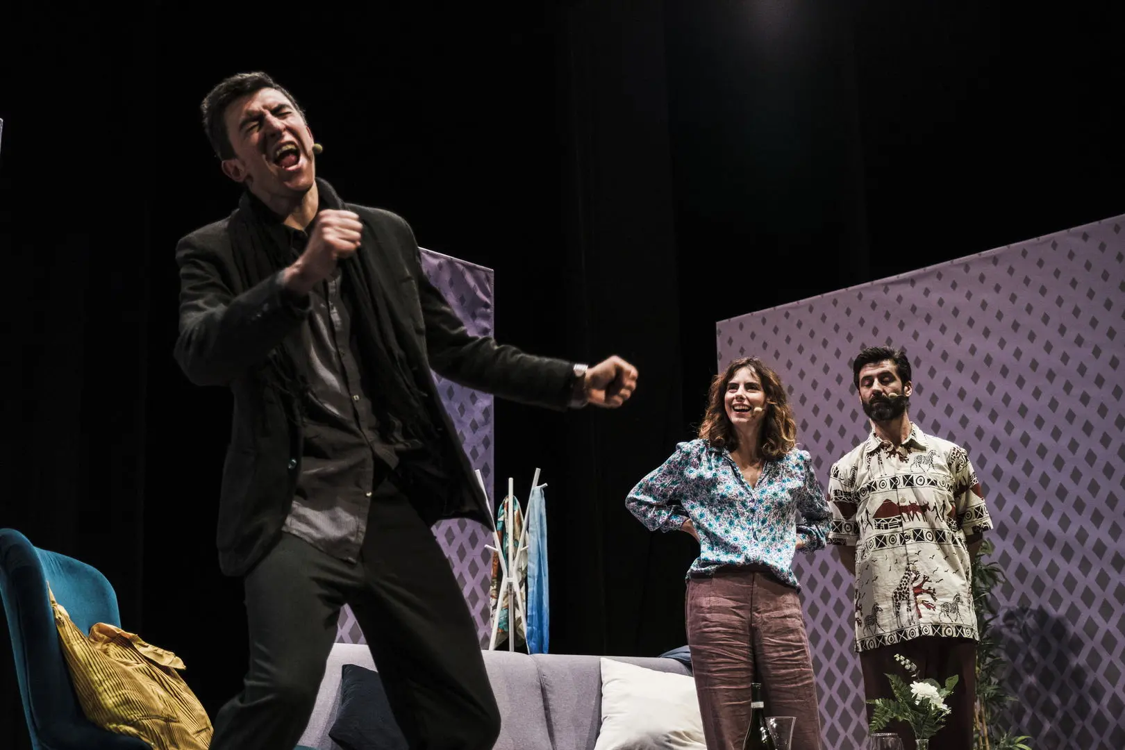 Un momento dello spettacolo (foto Serreli)