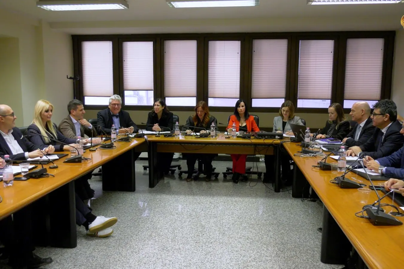 La seduta della commissione Sanità, dove oggi è stata audita la presidente-assessora, Alessandra Todde (Foto del Consiglio regionale)