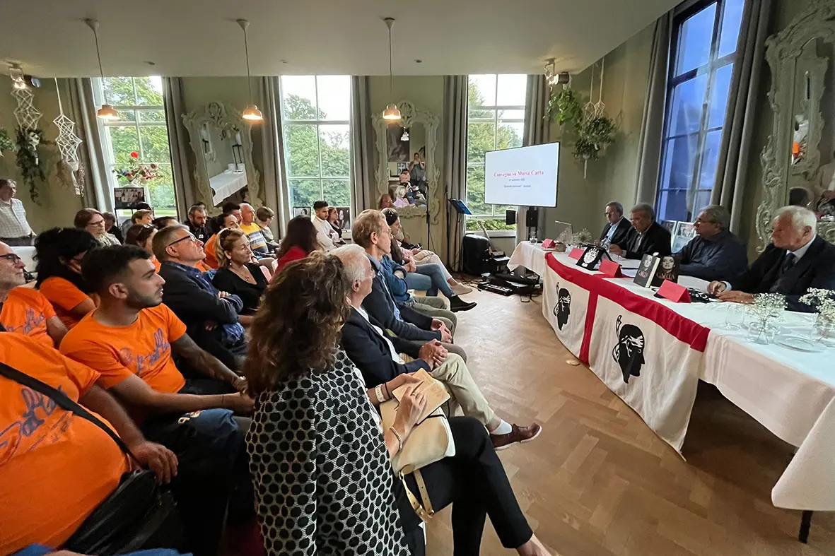 Il convegno su Maria Carta che si è tenuto in Olanda (foto concessa)