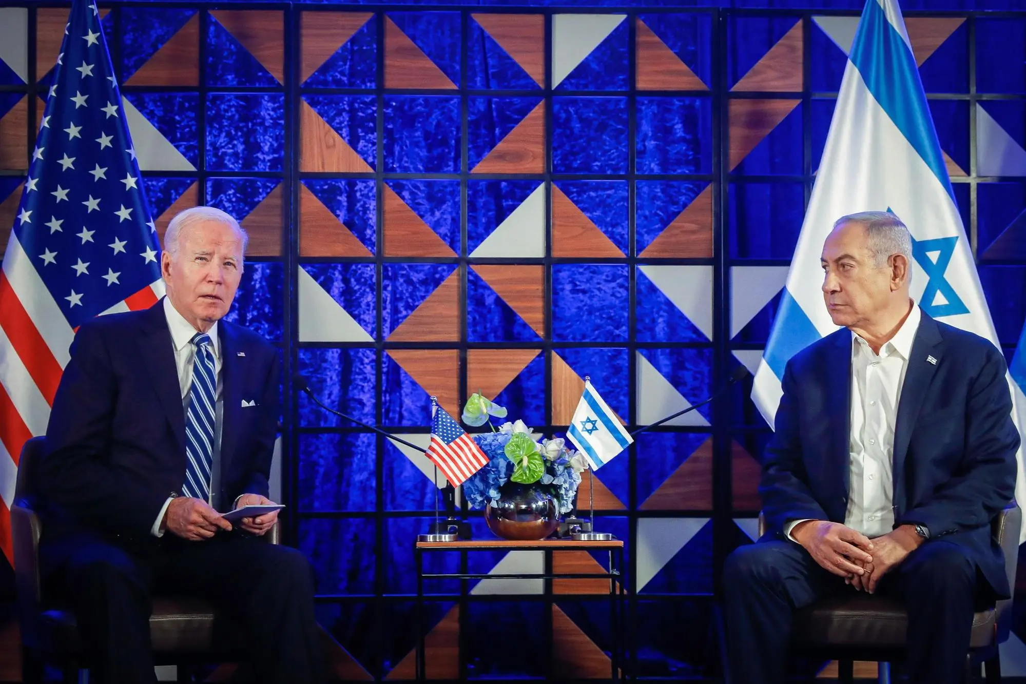 Joe Biden e Benjamin Netanyahu (foto Ansa)