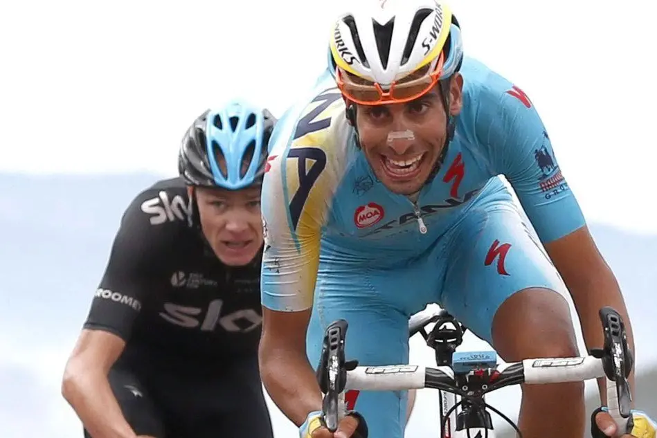 Fabio Aru e Chris Froome alla Vuelta 2014: saranno rivali nel prossimo Tour de France