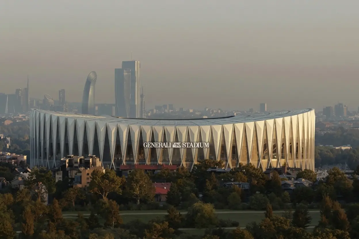 Il nuovo "Generali Stadium" nel rendering diffuso in occasione della presentazione