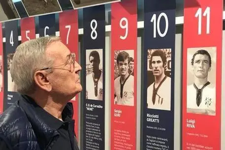 Gigi Riva, 78 anni: il nuovo stadio del Cagliari sarà intitolato a lui (foto archivio)