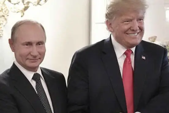 Vladimir Putin e Donald Trump (Ansa)
