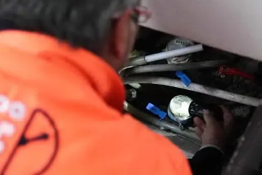 Un contatore dell'acqua