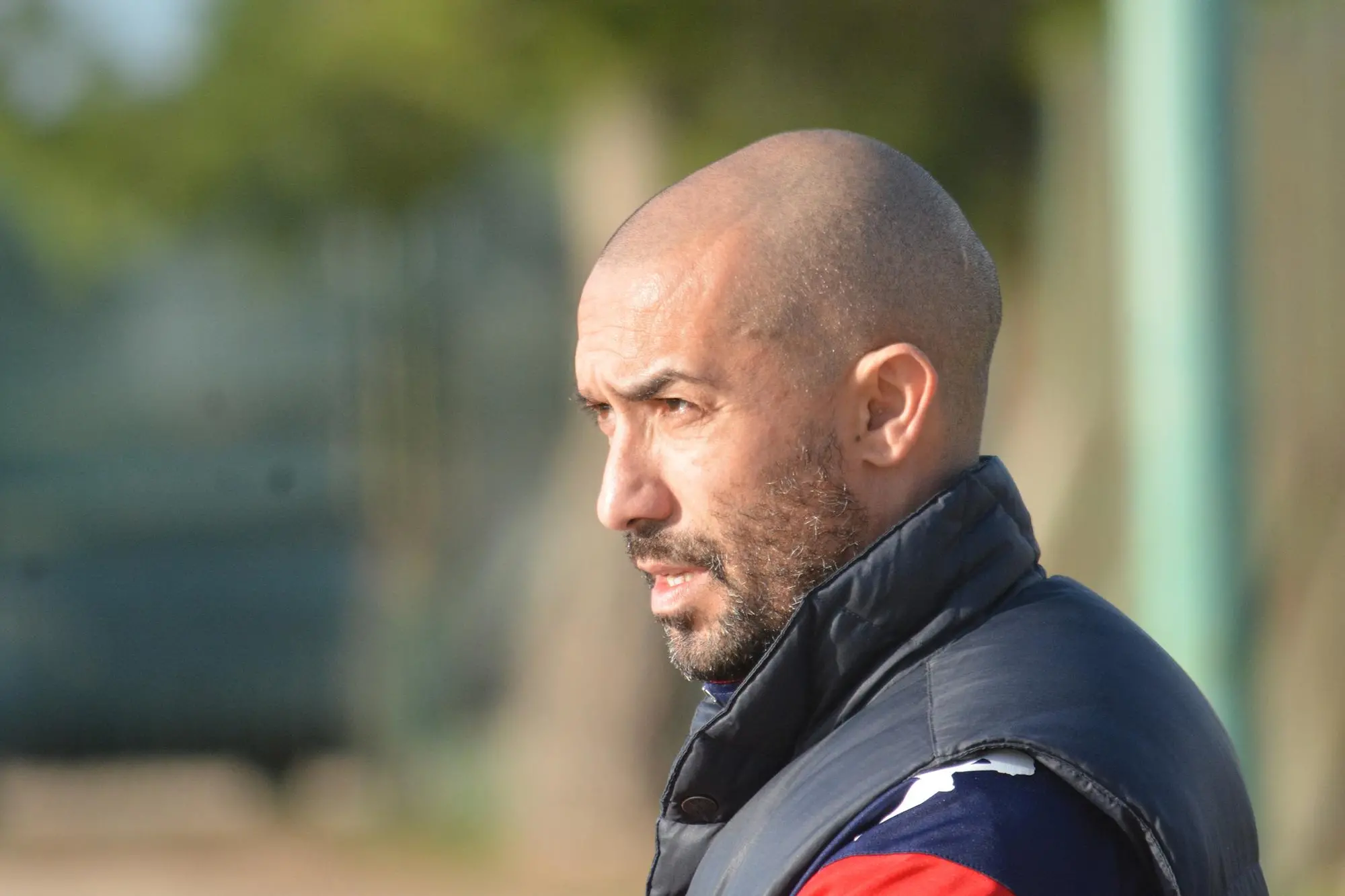 L'allenatore Antonio Madau