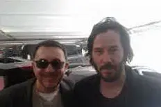 Un selfie con Keanu Reeves