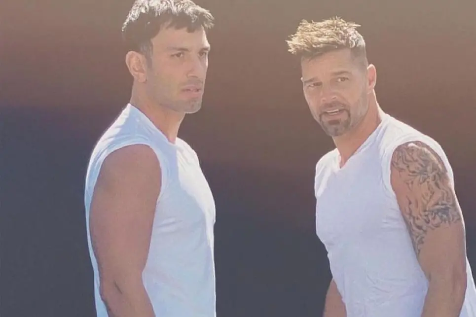 Jwan Yossef e Ricky Martin (foto Instagram)