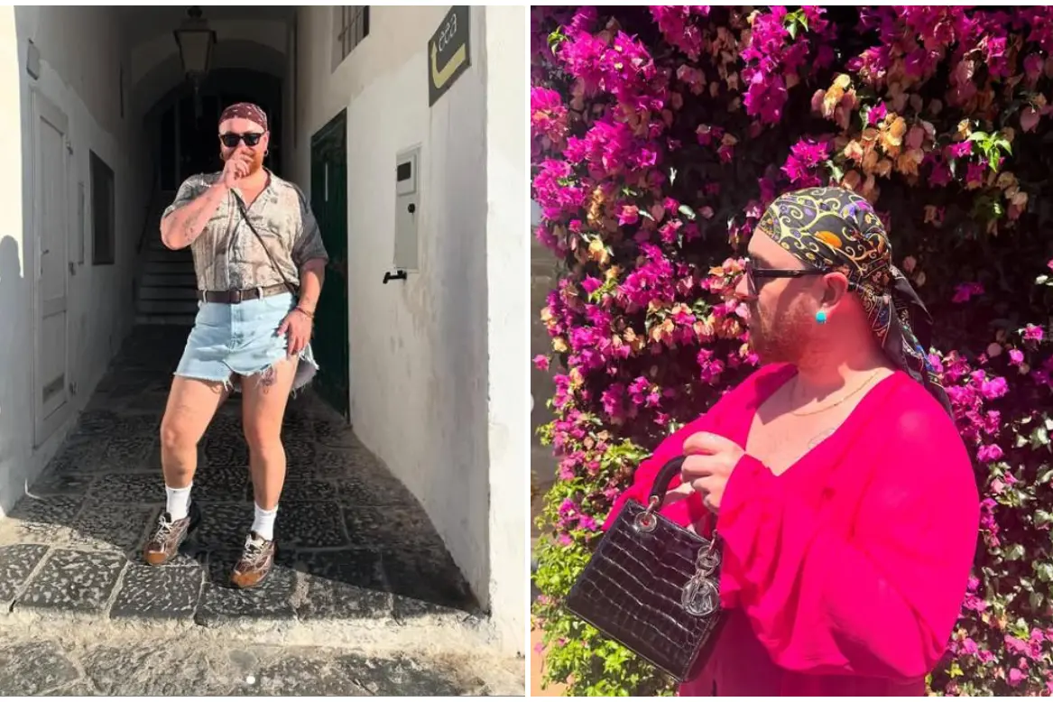 Sam Smith in Sardegna (foto Instagram)