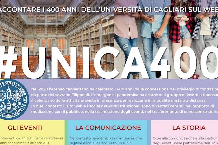 Il poster (foto Università di Cagliari)