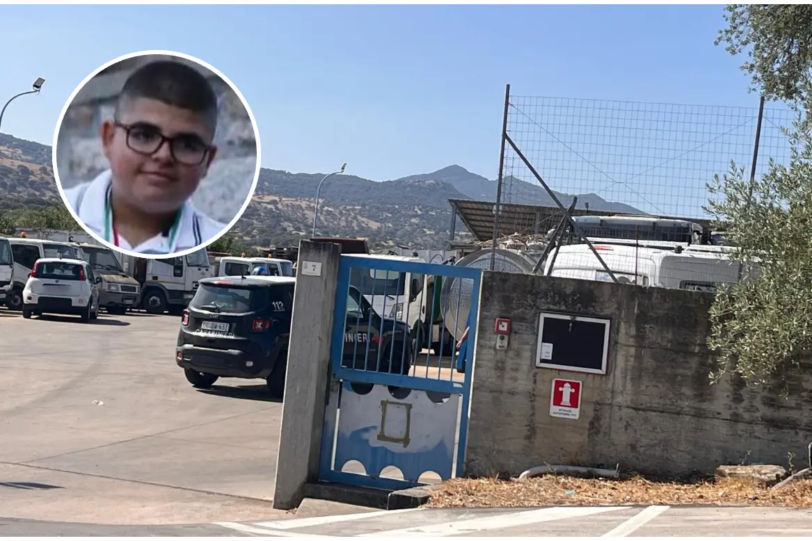 Nel tondo, la vittima Fabrizio Pittalis