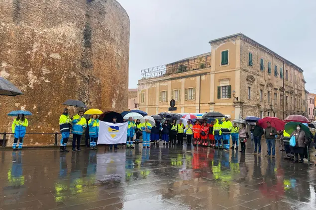 I volontari della Misericordia (foto Fiori)