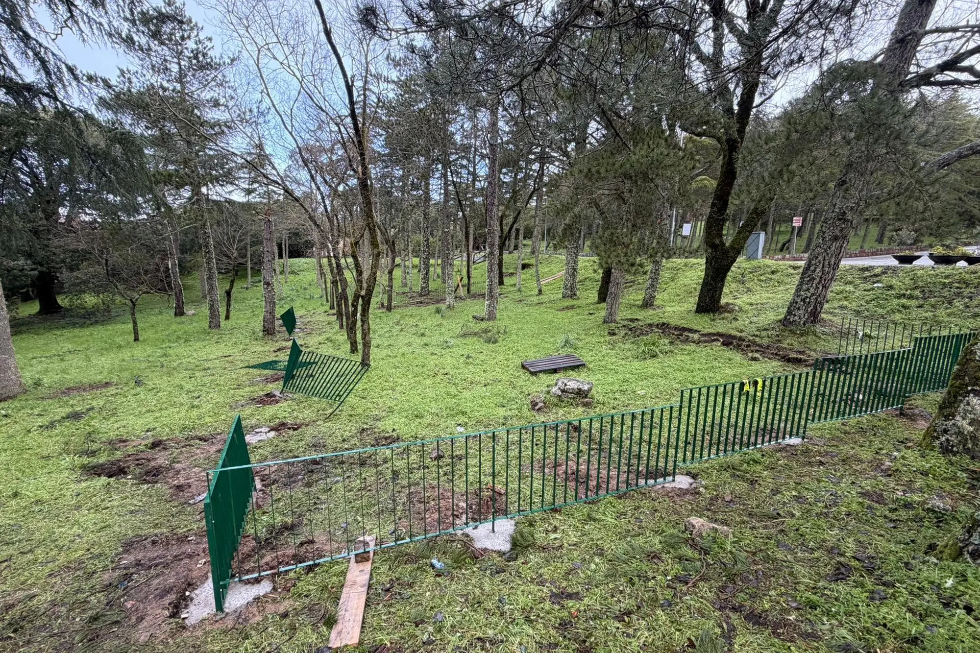 Nuoro. Monte Ortobene recinzione area cani rubata
