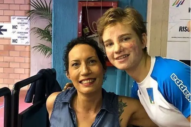 Anna Leonori e Bebe Vio (foto Instagram)