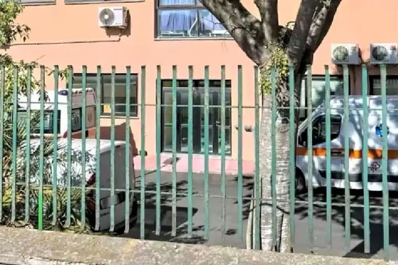 L'ospedale civile (foto L'Unione Sarda - Pala)