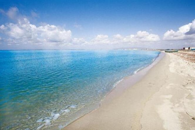 Spiaggia di Santa Giusta, sabbia fine e ciottoli