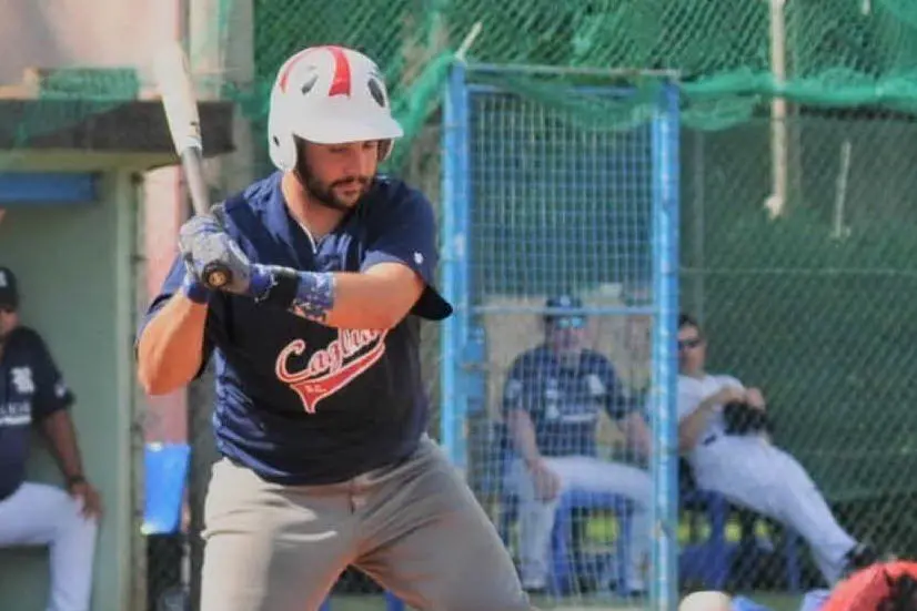 Federico Sireus del Cagliari Baseball (foto Gianclaudio Ghiani)