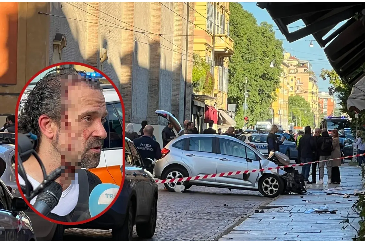 A sinistra Luca Signorelli (Ansa)