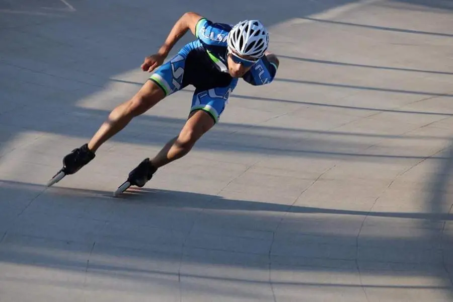 Alessio Mannai della Flash Skate Villasor (foto concessa da Lamberto Cuncu)