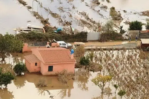 Alluvione: una delle immagini che ha fatto il giro del web