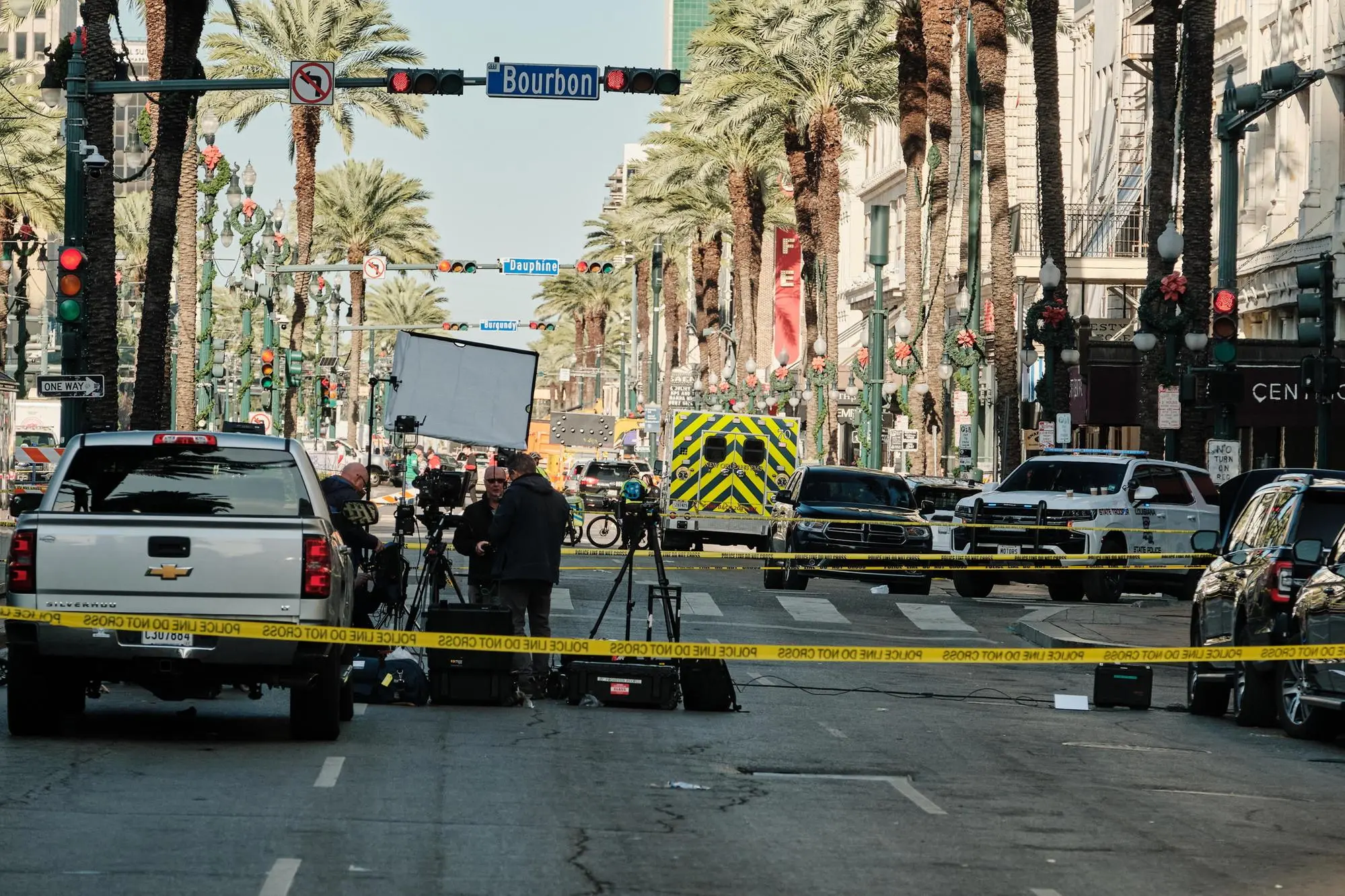 New Orleans, 15 morti e una trentina di feriti nell'attacco (Ansa)