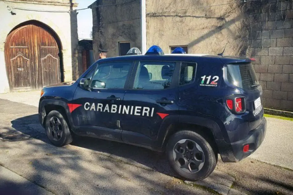 I carabinieri di Lunamatrona a Tuili