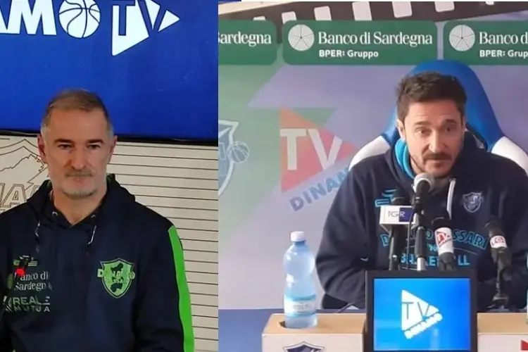 Markovic e Pozzecco (archivio L'Unione Sarda)