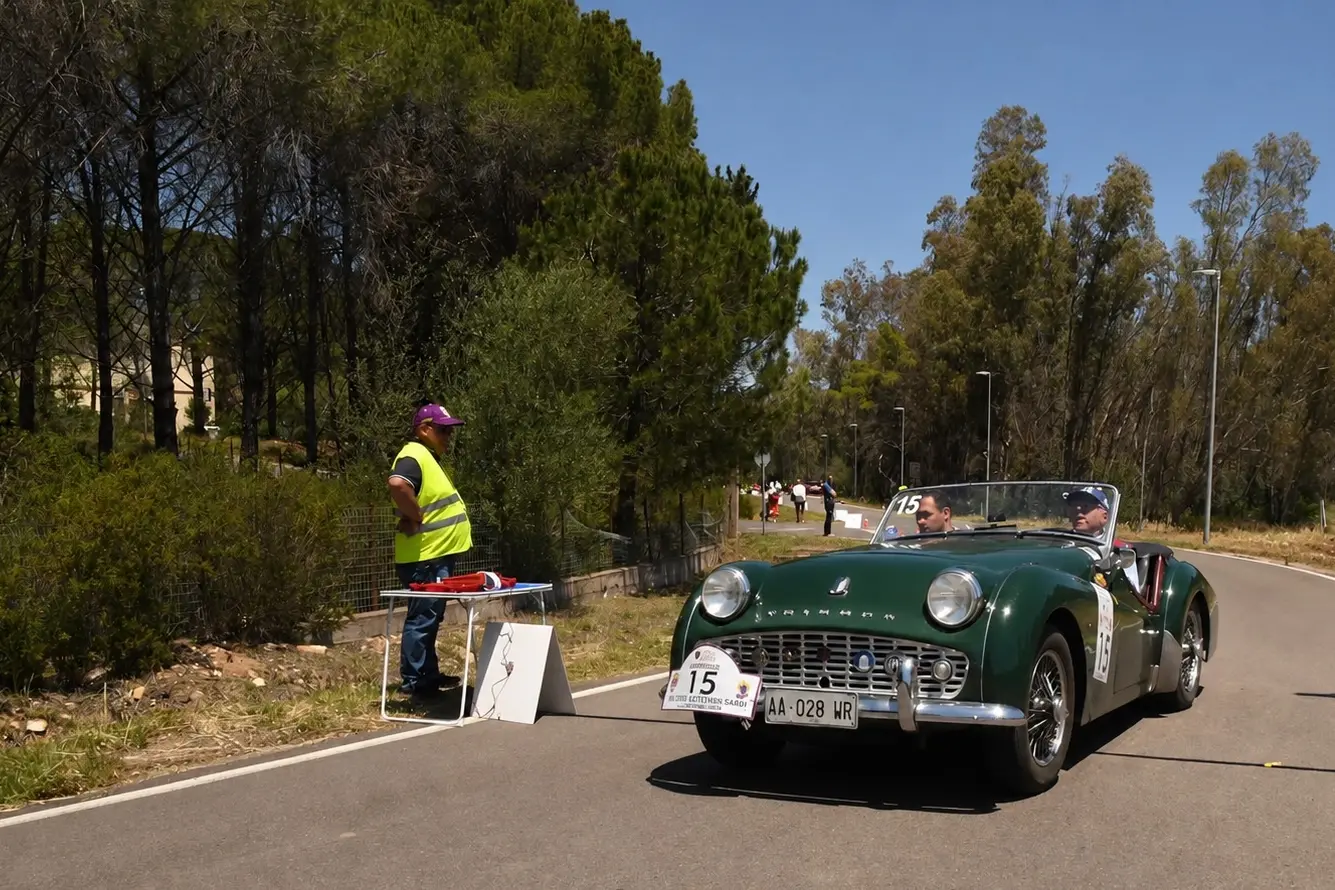 La Triumph TR3A domina l'ultima tappa e conquista la classifica
